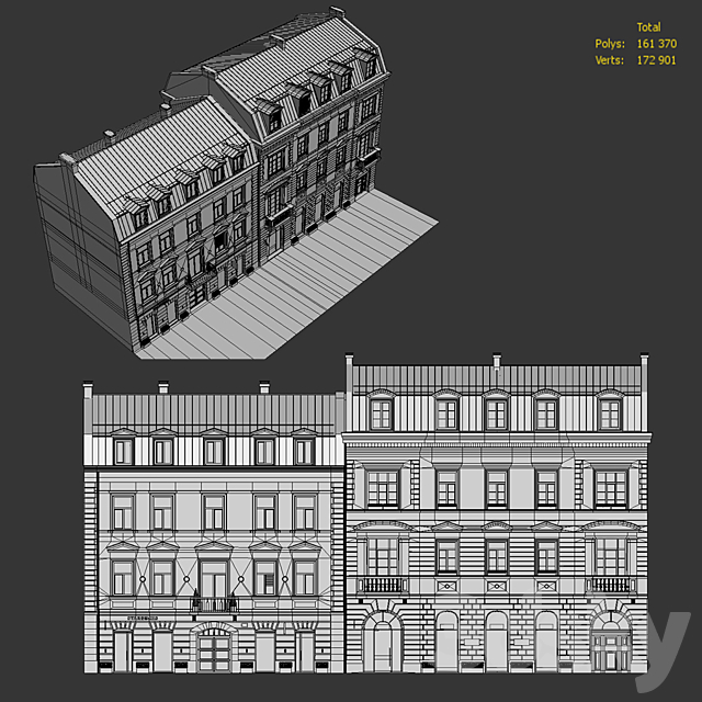 Facades_Vol3.1 3DSMax File - thumbnail 5