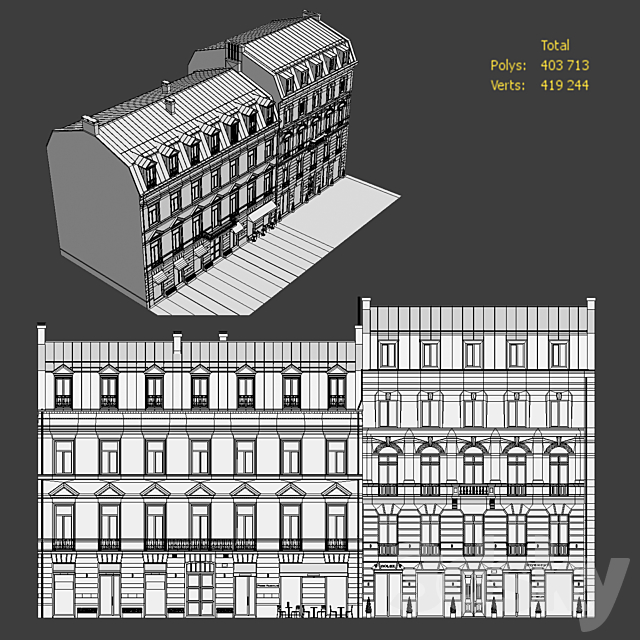 Facades_Vol4.1 3DSMax File - thumbnail 5