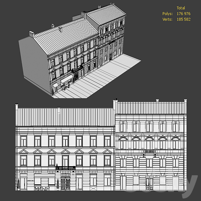 Facades_Vol4 3DSMax File - thumbnail 5