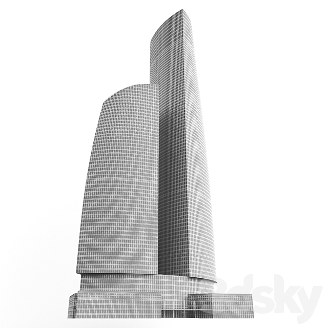 Federation Tower” 3DS Max Model - thumbnail 3