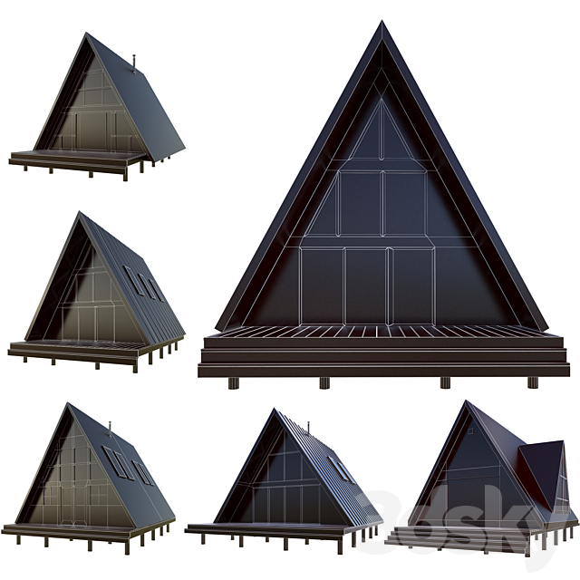 Forest houses 3DSMax File - thumbnail 5