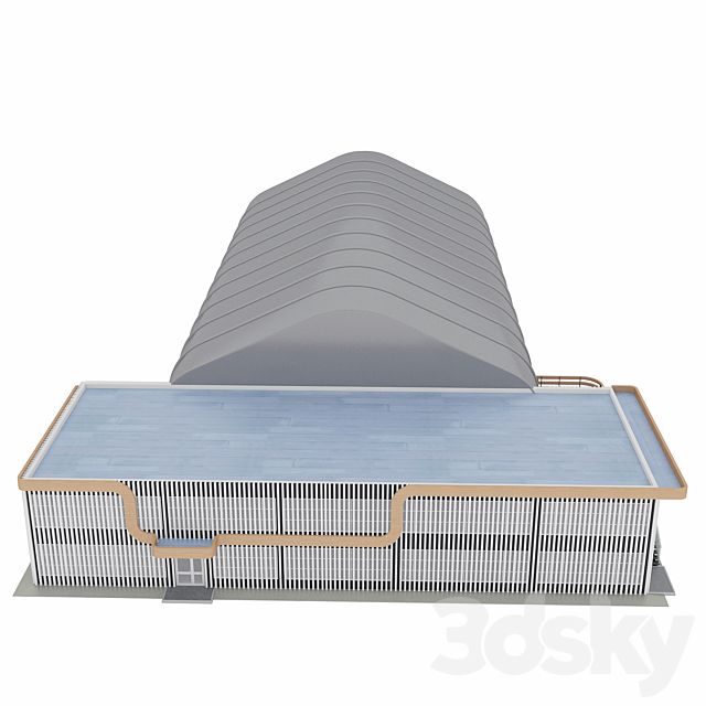 Frame – awning hangar and AHB 3DS Max Model - thumbnail 5