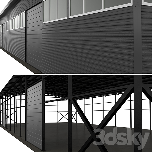 Hangar 3DSMax File - thumbnail 2