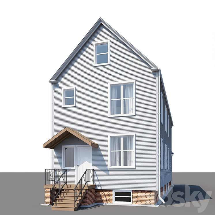 House 01 3DS Max - thumbnail 2