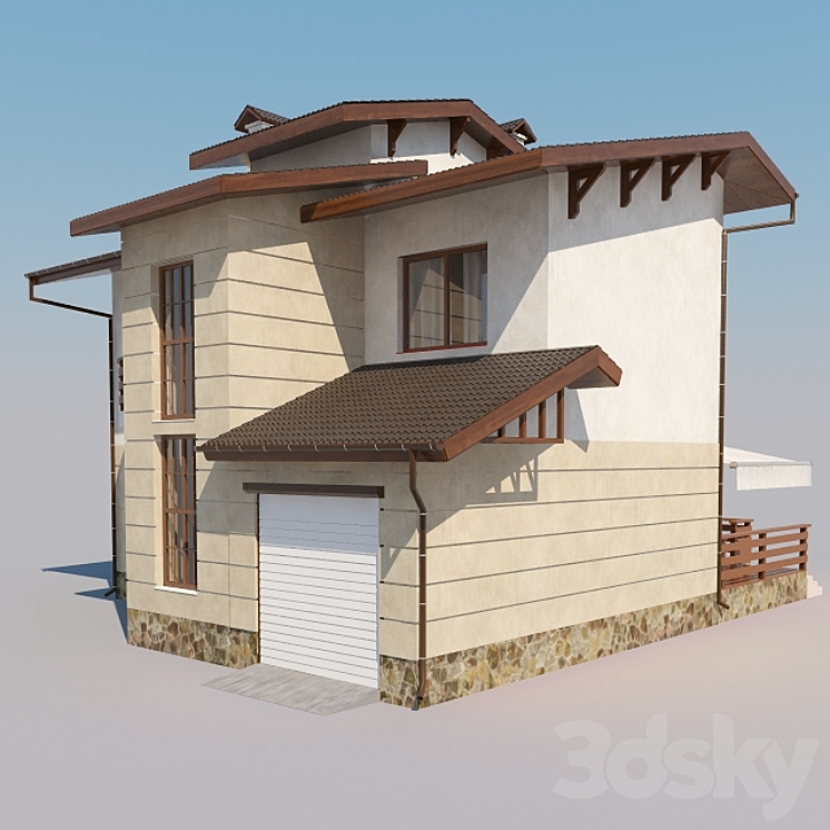 House 3DS Max - thumbnail 2