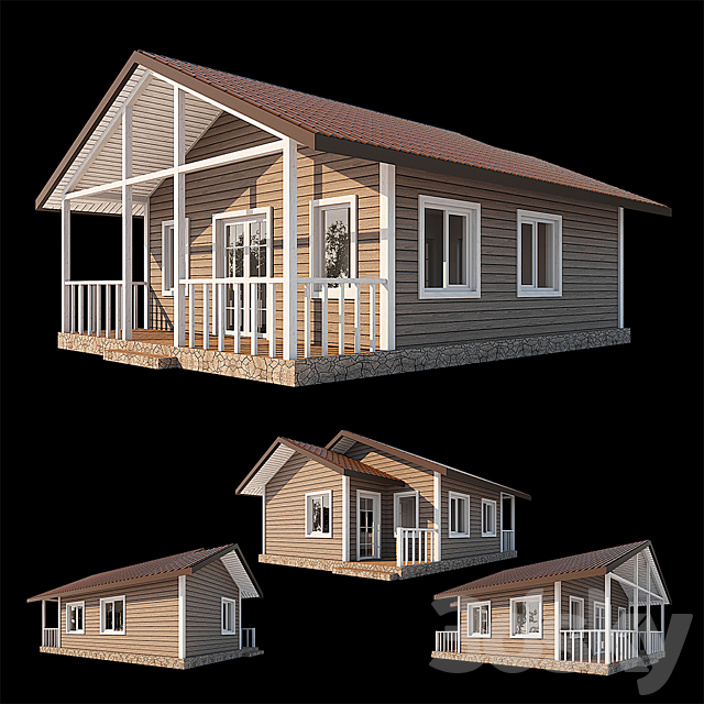 house 3DS Max Model - thumbnail 2