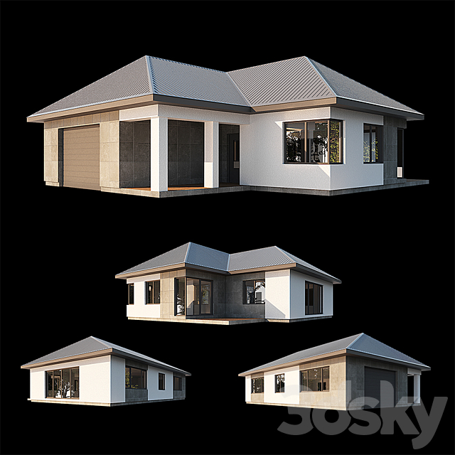 house 3DS Max Model - thumbnail 4