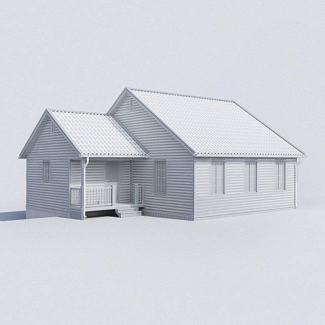 House 90m2 3DSMax File - thumbnail 2