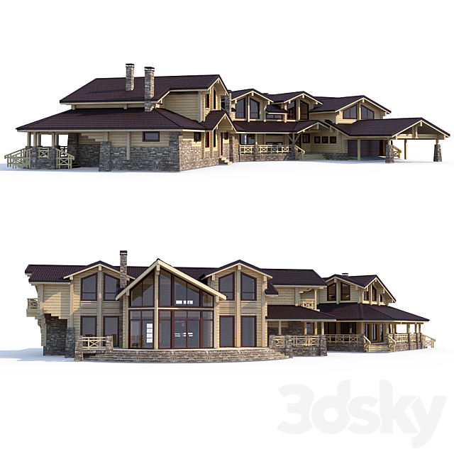 House v8 3ds Max - thumbnail 1