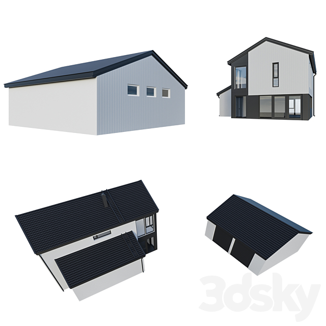 House_004 3DS Max Model - thumbnail 2