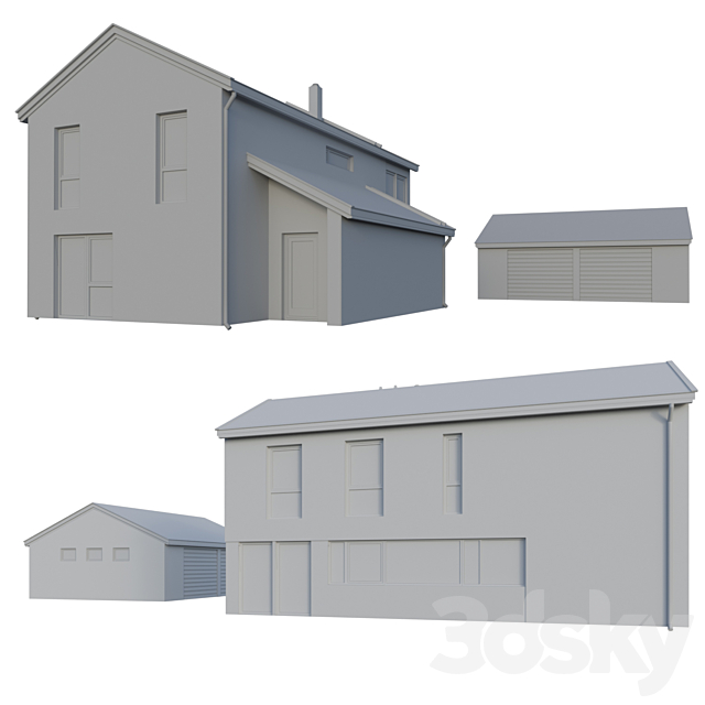 House_004 3DS Max Model - thumbnail 3