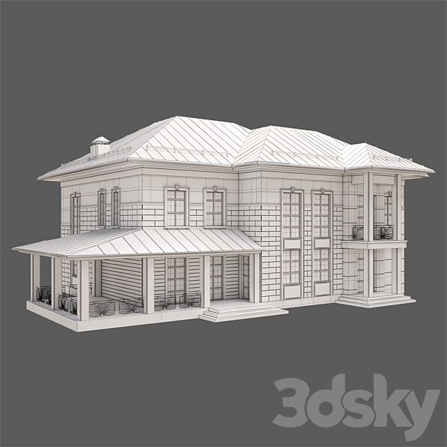 House_1 3ds Max - thumbnail 3