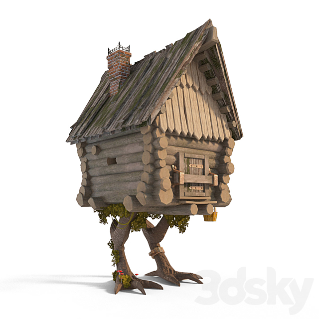 Hut on chicken legs 3DSMax File - thumbnail 1