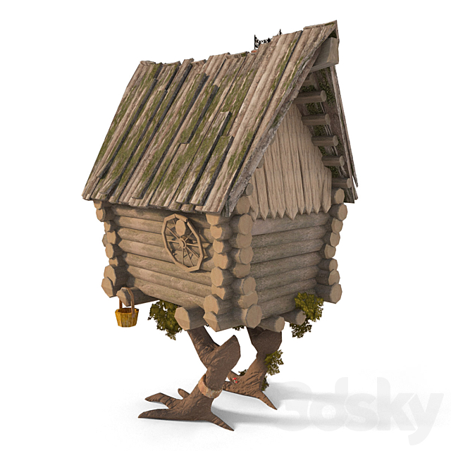 Hut on chicken legs 3DSMax File - thumbnail 3