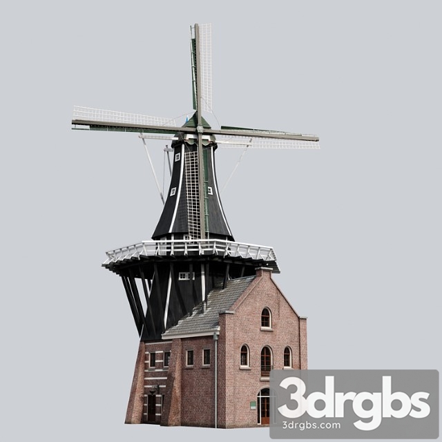 Melnitsa Molen De Adriaan 3dsmax Download - thumbnail 1