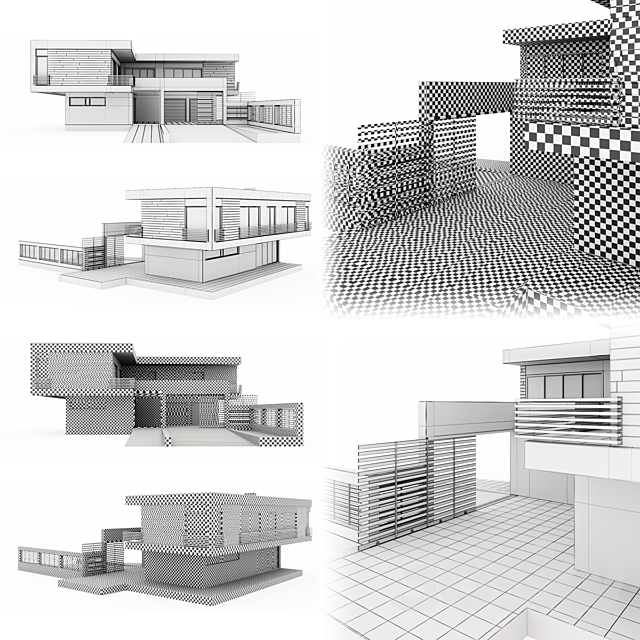 Minimalism villa 3DSMax File - thumbnail 3