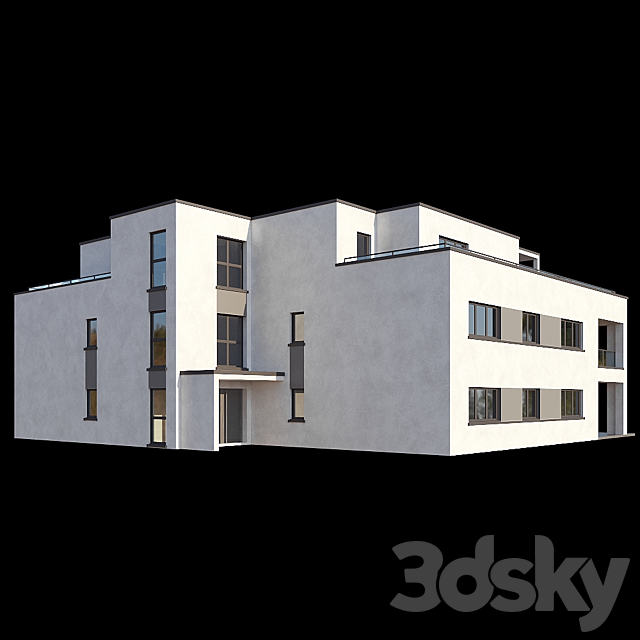 Modern House 04 3DSMax File - thumbnail 2