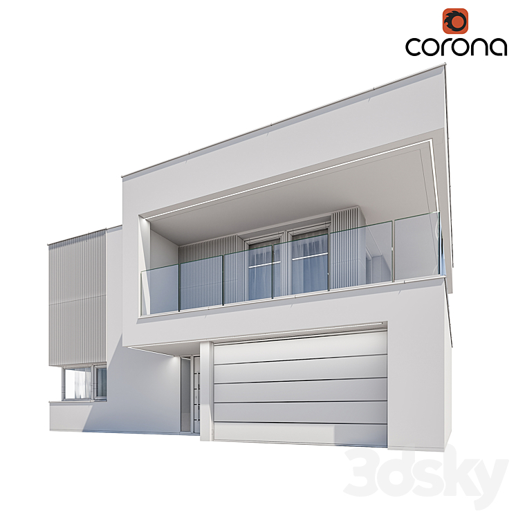 Modern house 05 3DS Max - thumbnail 2