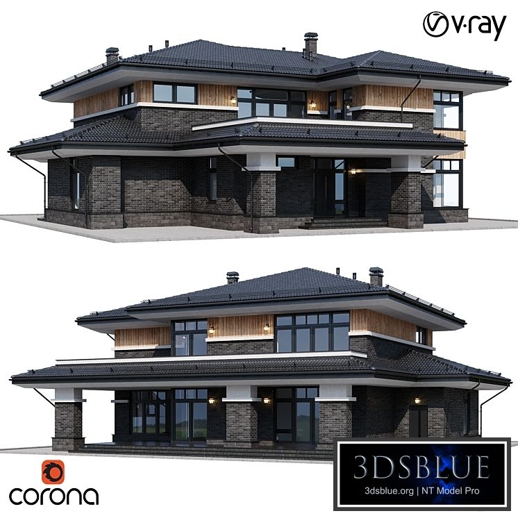 modern house 23 3DS Max - thumbnail 3