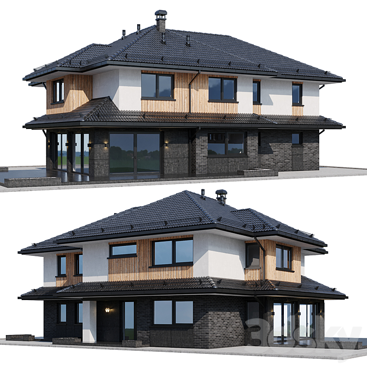 modern house 24 3DS Max - thumbnail 2