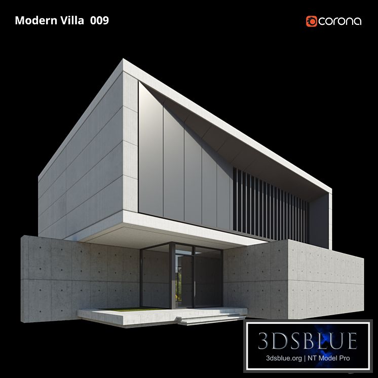 Modern Villa Design 009 G + 2 3DS Max - thumbnail 3