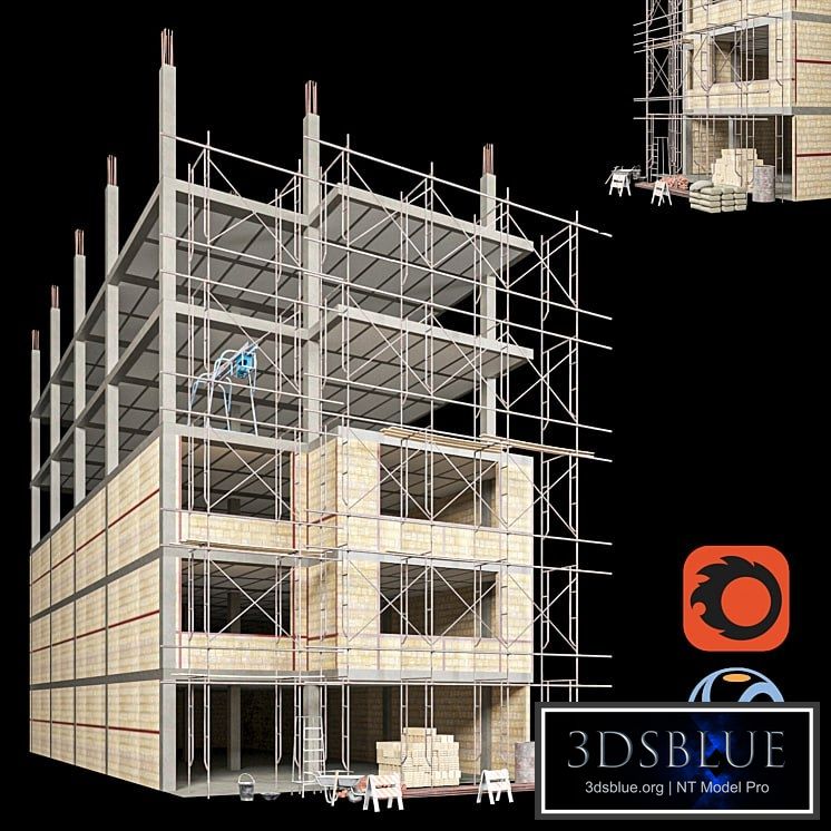 Modular Construction Site 03 3DS Max - thumbnail 3