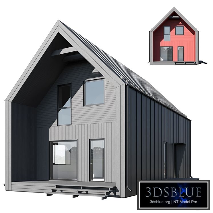 Modular house 02 3DS Max - thumbnail 3