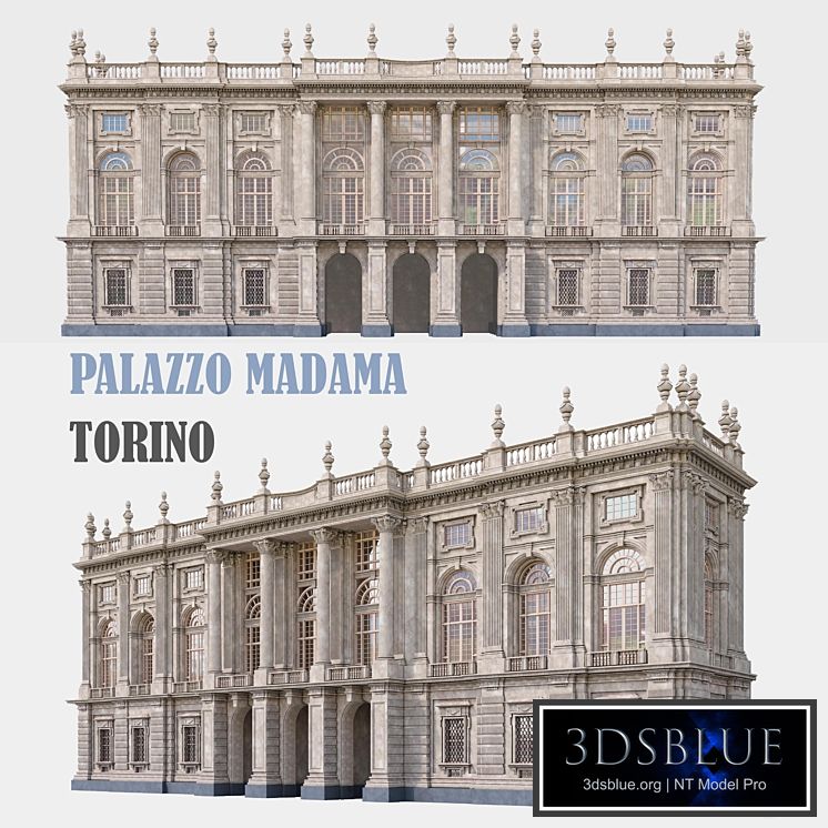 Palazzo Madama 3DS Max - thumbnail 3