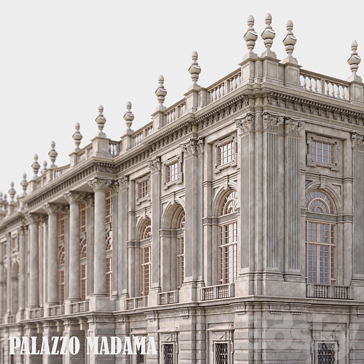 Palazzo Madama 3DS Max - thumbnail 2