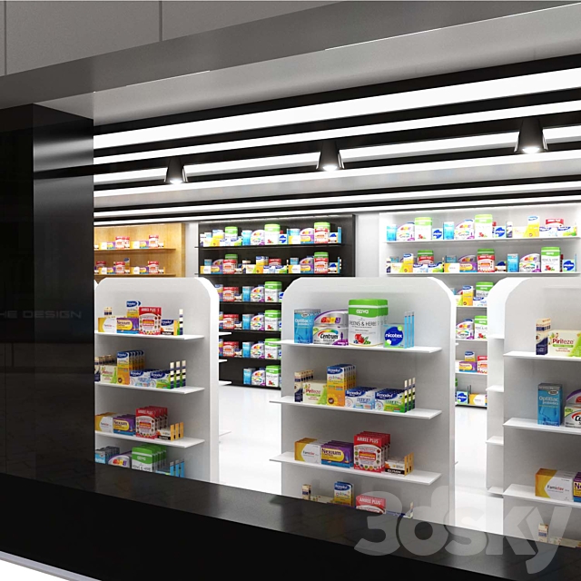 Pharmacy 3DS Max Model - thumbnail 4