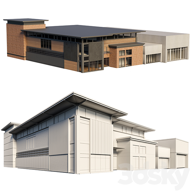 Public building 3DSMax File - thumbnail 3