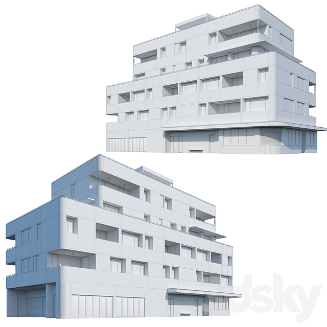 Residential Apartments 01 3DS Max Model - thumbnail 6