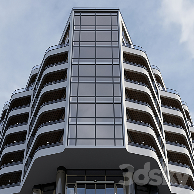 residential building 11 3DS Max Model - thumbnail 4