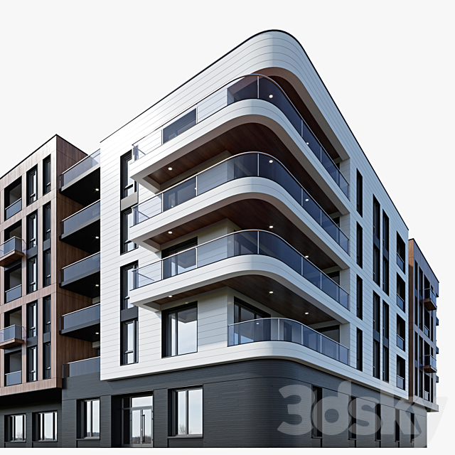 residential building 15 3DSMax File - thumbnail 2