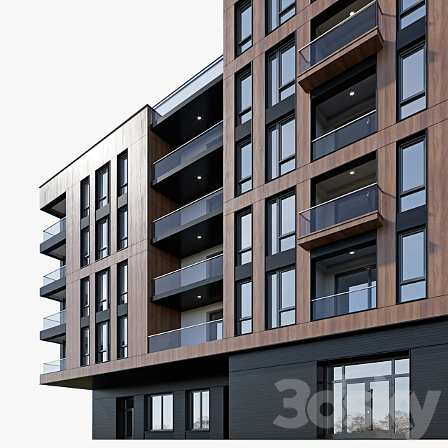 residential building 15 3DSMax File - thumbnail 5