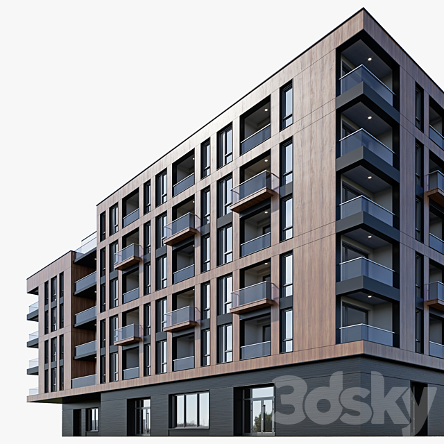 residential building 15 3DSMax File - thumbnail 6