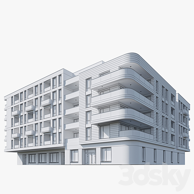 residential building 15 3DSMax File - thumbnail 7