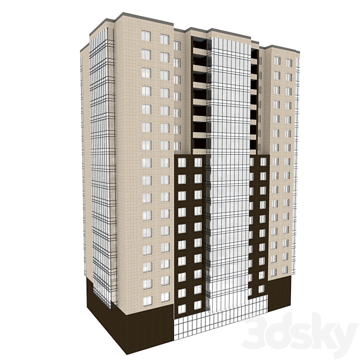 Residential Complex 3DS Max - thumbnail 1