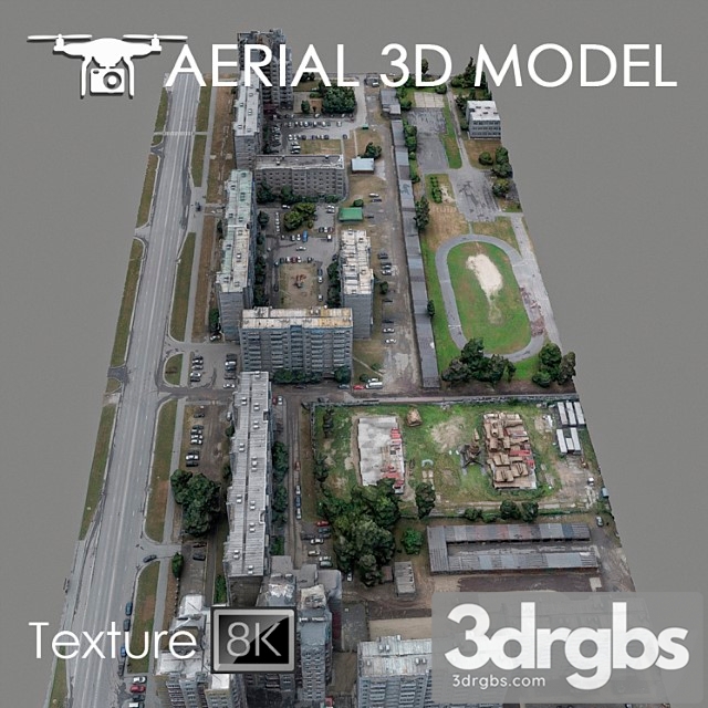 Residential District 91 3dsmax Download - thumbnail 1