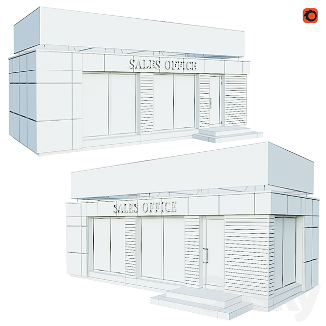 Sales Office 3DSMax File - thumbnail 3