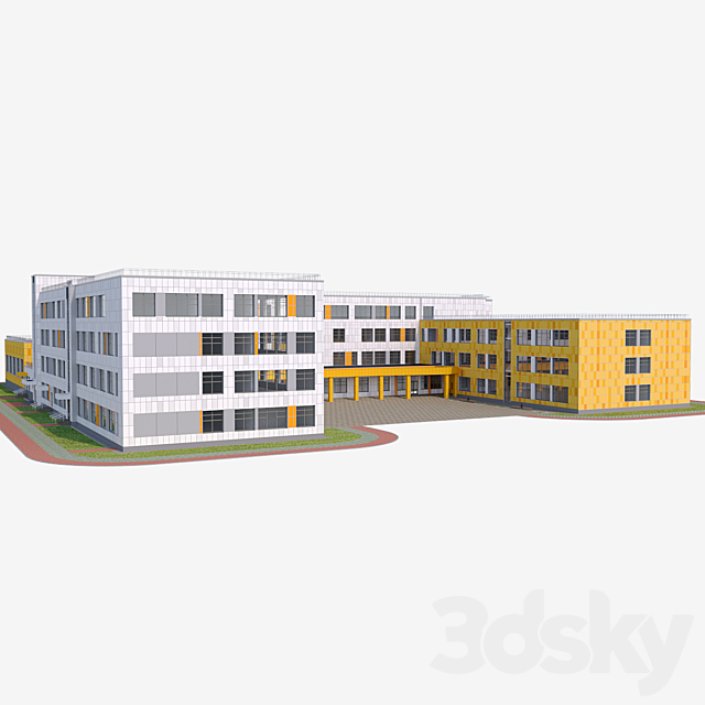 School 3DSMax File - thumbnail 1