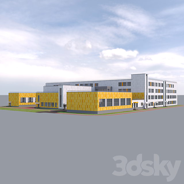 School 3DSMax File - thumbnail 2