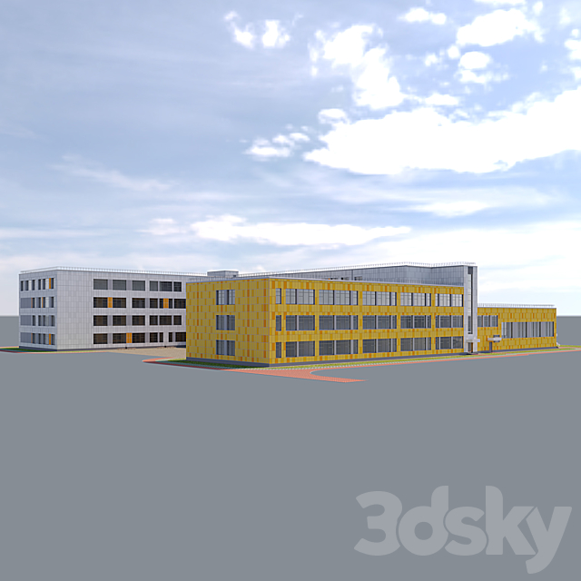 School 3DSMax File - thumbnail 4