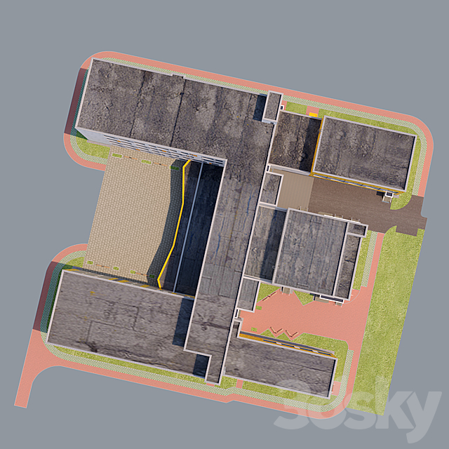 School 3DSMax File - thumbnail 5