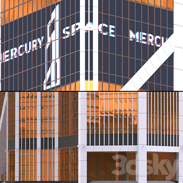 Skyscraper Mercury City Tower (“Mercury”) 3DS Max Model - thumbnail 2