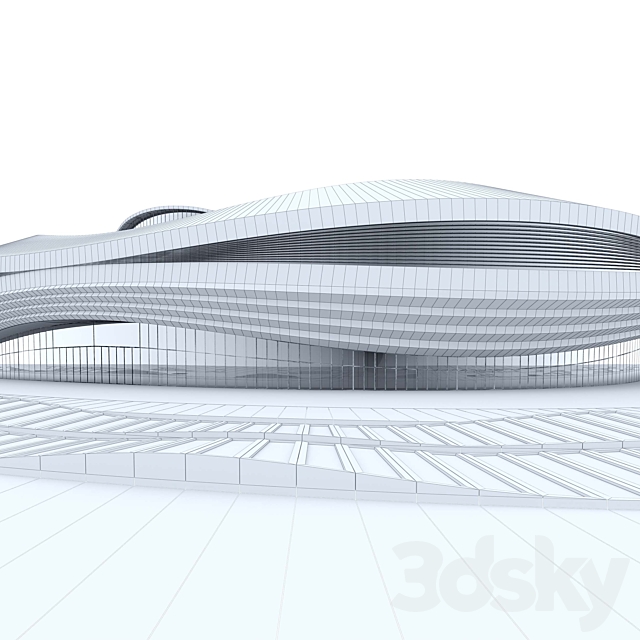 Sports Arena 3DS Max Model - thumbnail 3