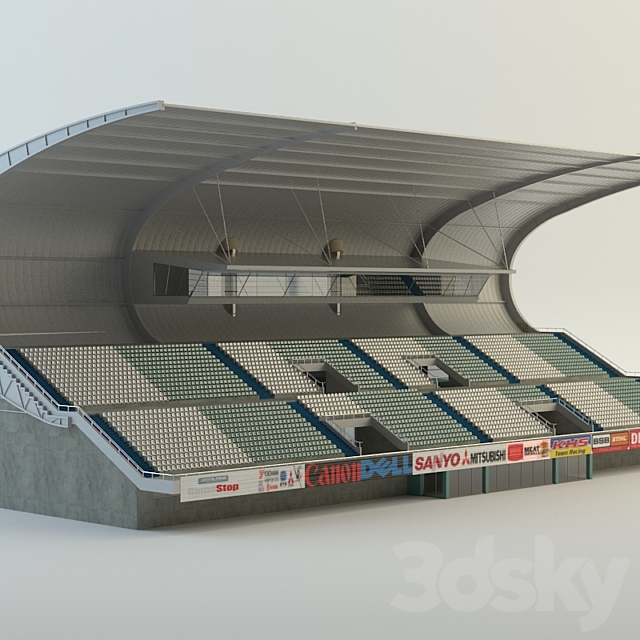 Stadium 3DSMax File - thumbnail 1