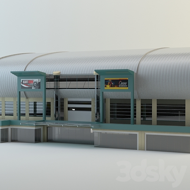 Stadium 3DSMax File - thumbnail 2