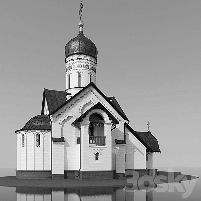 Temple Seraphim of Sarov 3ds Max - thumbnail 3