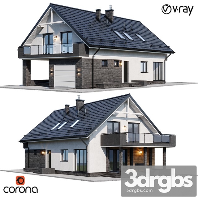 Victoria house 3dsmax Download - thumbnail 1